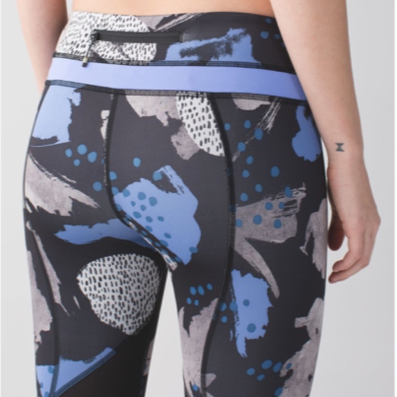 lululemon athletica Pants - Lululemon Run Inspire Crop II Luxtreme Art Pop 6